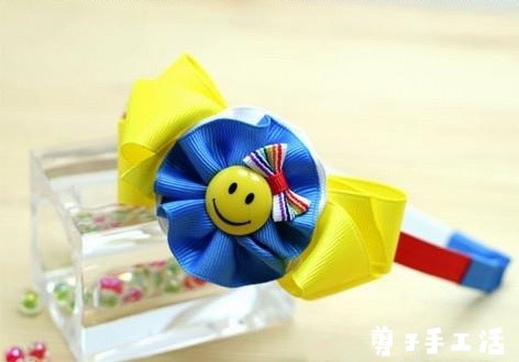 兼职手工活-超萌太阳花笑脸发箍教程