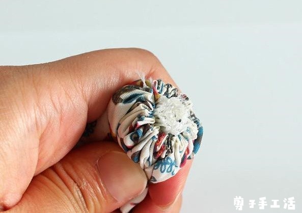兼职手工活-大花瓣花色樱花发束发带制作教程
