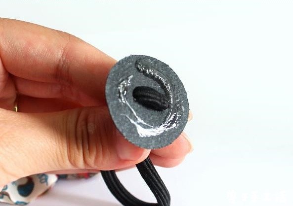 兼职手工活-大花瓣花色樱花发束发带制作教程