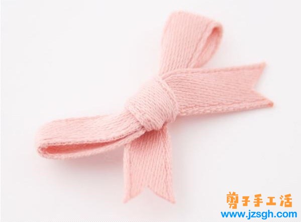兼职手工活-大颗珍珠简单蝴蝶结发卡