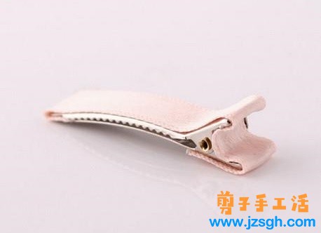 兼职手工活-粉色公主皇冠蝴蝶结发卡教程