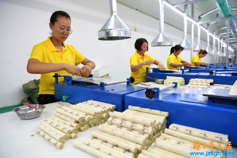 艾草加工手工活